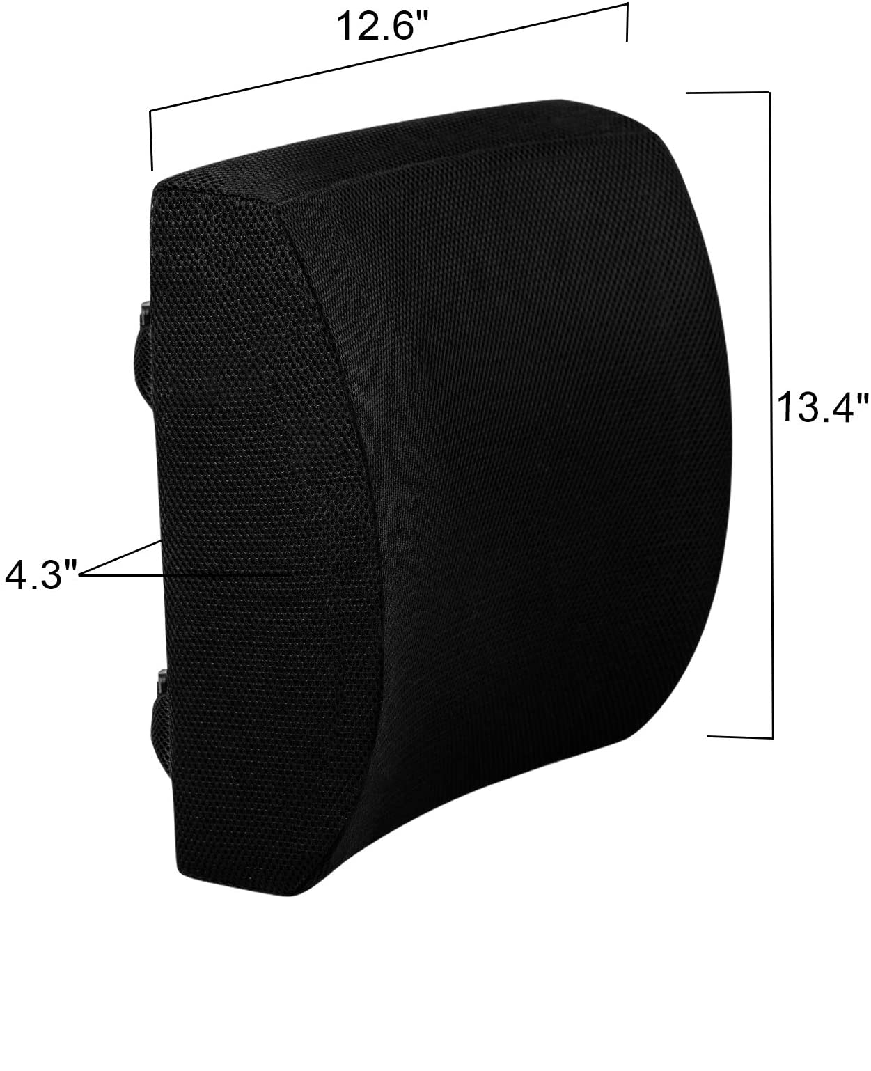 LOVEHOME Lumbar Support Pillow for Chair and Car, Memory Foam Back